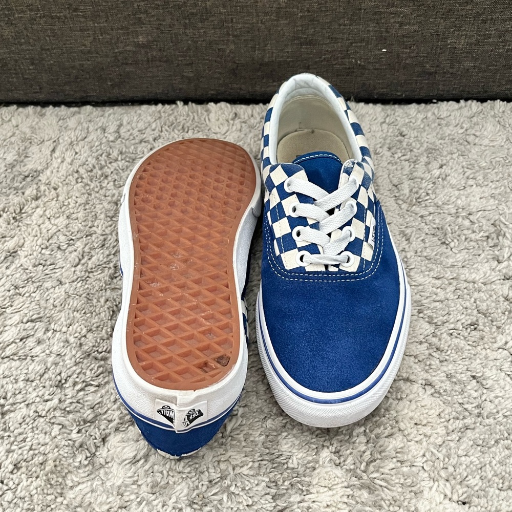 Blue Checkered Authentic Vans - Picture 3 of 7